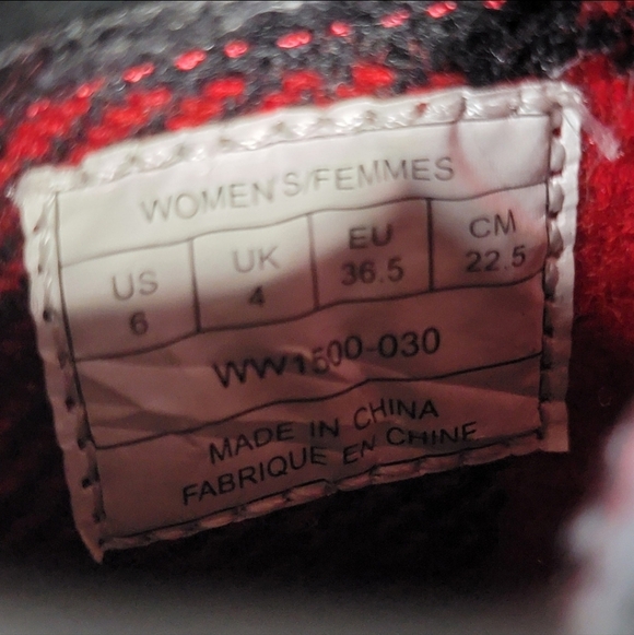 Woolrich Gray Wool Ankle Boots with Red Laces Women's Size 6 Retro Vibes Hiking - Picture 13 of 15